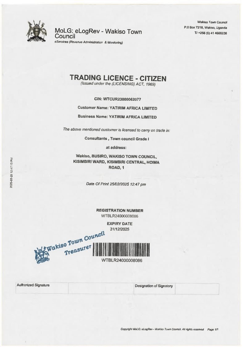 TRADE LICENCE